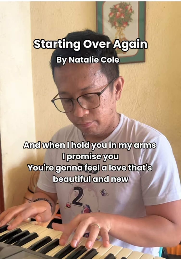 Starting Over Again by Natalie Cole Instrumental Cover