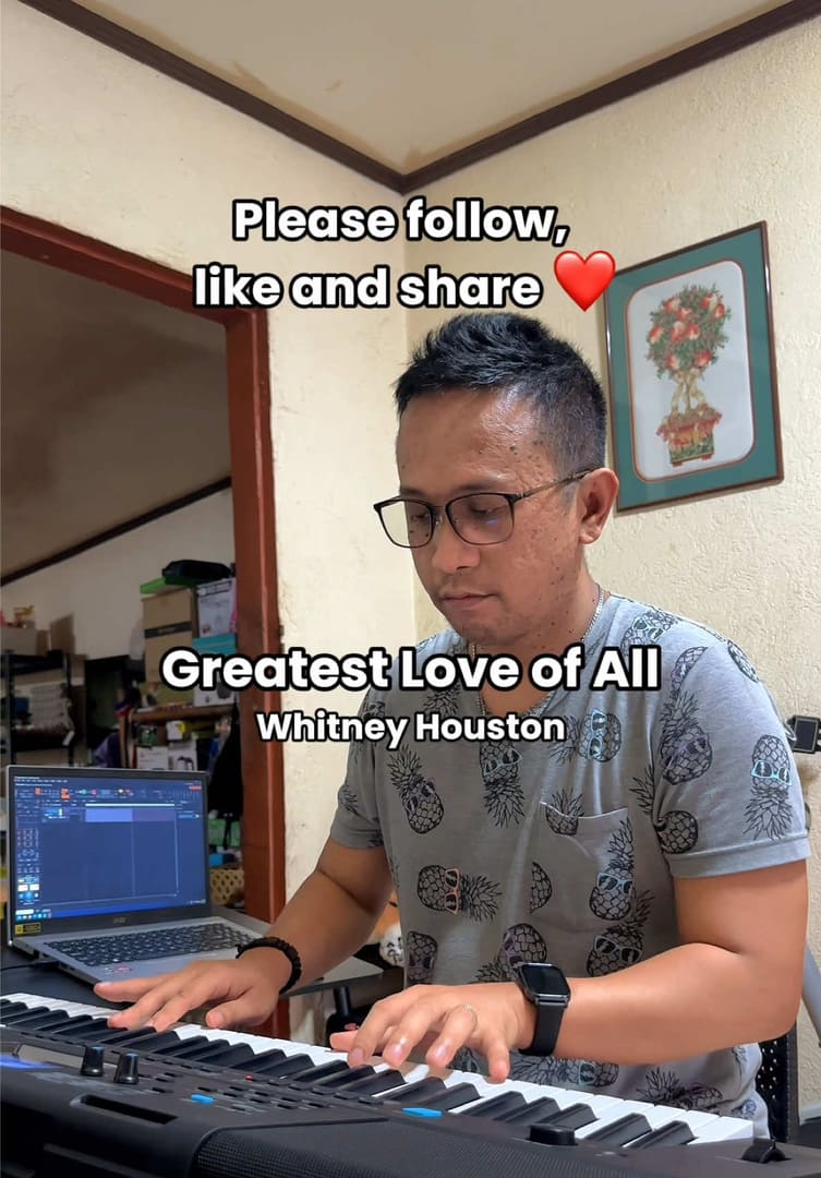 🎹 The Greatest Love of All – Whitney Houston (Instrumental Cover) 💙 Timeless melody, endless inspiration. ✨